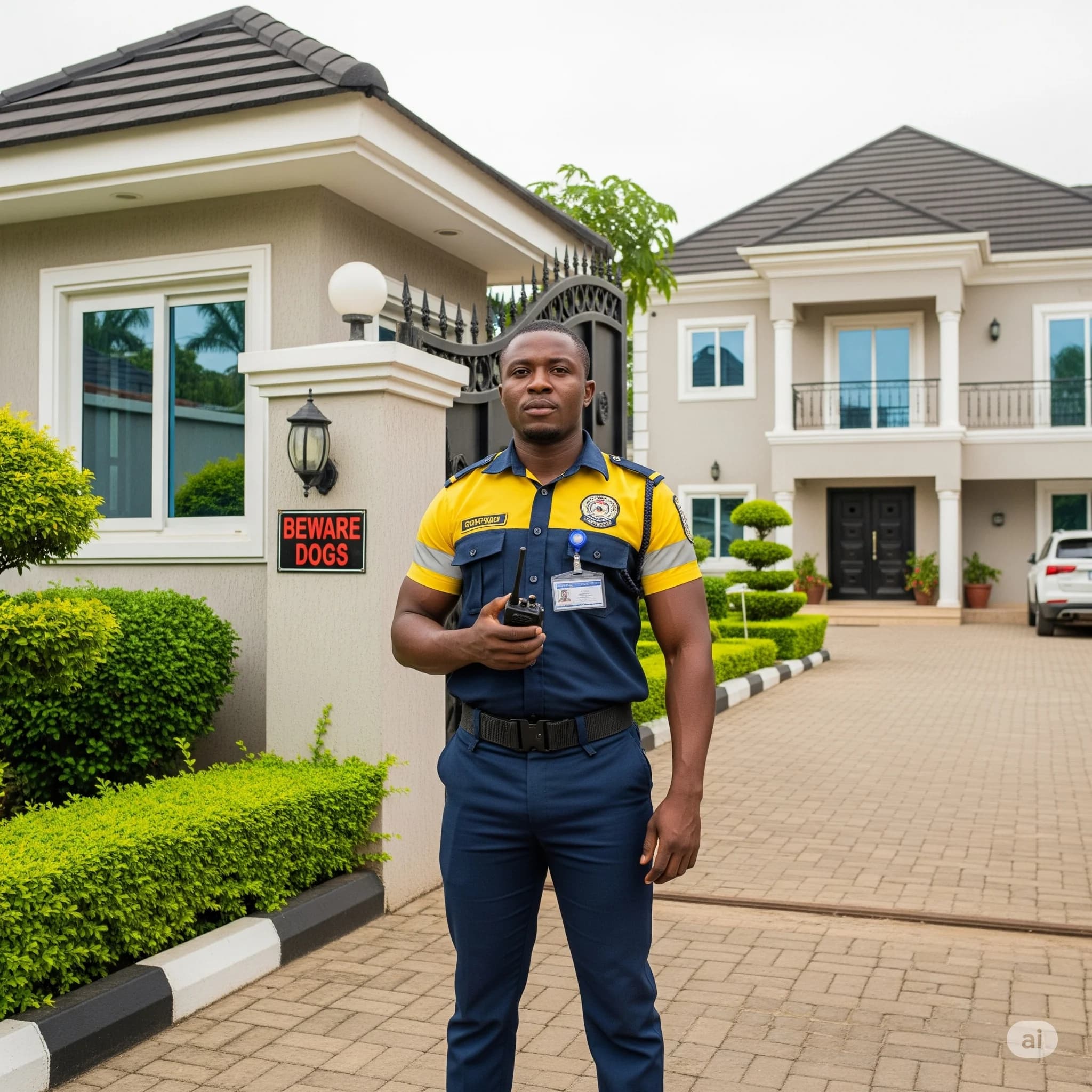 Professional hospitality staff